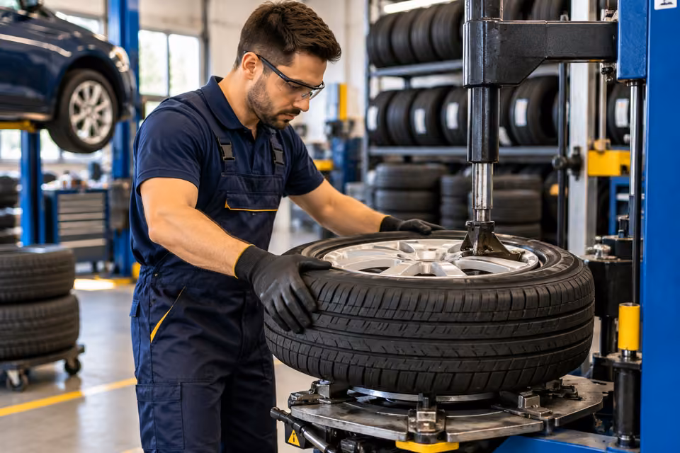 New & Used Tires service illustration